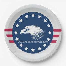 4th of july papieren bordje