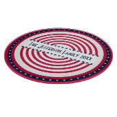 4th of July Red White Blue Snijplank (Hoek)