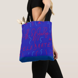4thjuly vieren Totebag Draagtas