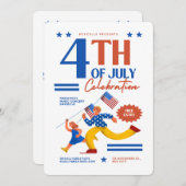 #4thOfJulyCelebration Invitation (Devant / Derrière)