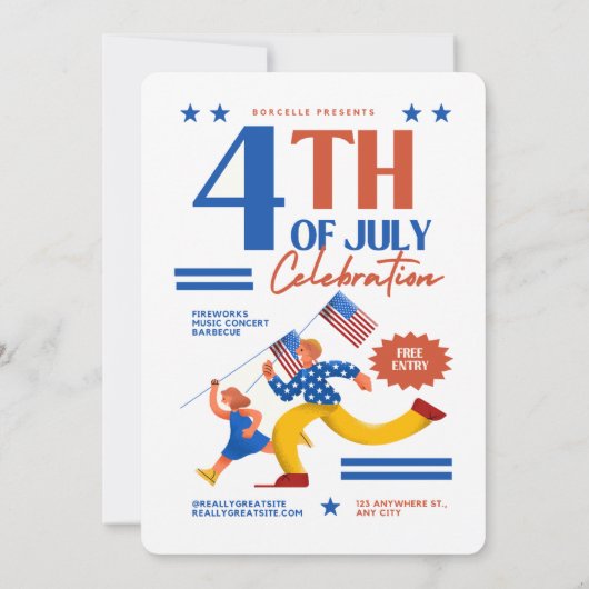 #4thOfJulyCelebration Invitation (Dos)
