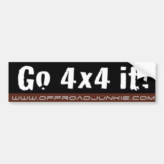 4x4! Bumpersticker