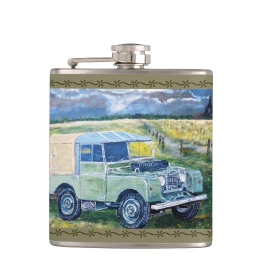 4x4 Design Hip Flask Heupfles (Voorkant)