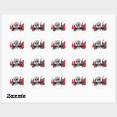 4x4 ronde sticker (Vel)