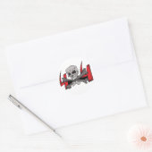 4x4 ronde sticker (Envelop)