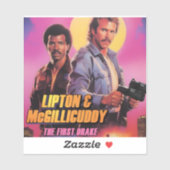 4X4 Vinyl Lipton & McGillicuddy autocollant (Feuille)