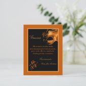 4x5 Carte de remerciements PLAT Mis XV Orange (Debout devant)