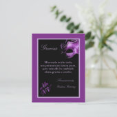 4x5 Carte de remerciements PLAT Mis XV Purple Mora (Debout devant)