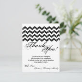 4x5 Carte de remerciements PLAT Parties scintillan (Debout devant)