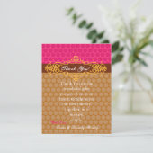 4x5 Carte de remerciements PLAT Pois marocains (Debout devant)