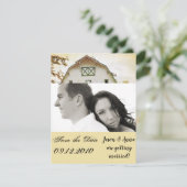 4x5 Enregistrer la carte Date Sunset Grange Pays r (Debout devant)