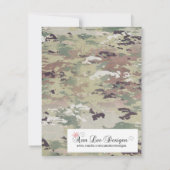 4x5 Enregistrer la carte de date Army OCP Camo Uni (Dos)