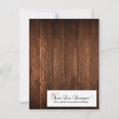 4x5 Enregistrer la carte de date Géométrique Garde (Dos)