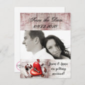 4x5 Enregistrer la carte de date Pays Bois Clé à m (Devant / Derrière)