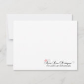 4x5 Enregistrer la carte de date Rose de jardin gé (Dos)