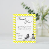 4x5 FLAT Carte de remerciements adolescent Baskets (Debout devant)