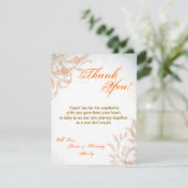 4x5 FLAT Carte de remerciements Automne Flux Autom (Debout devant)