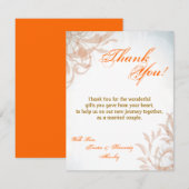 4x5 FLAT Carte de remerciements Automne Flux Autom (Devant / Derrière)