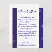 4x5 FLAT Carte de remerciements blanche Flacons de (Devant / Derrière)