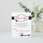 4x5 FLAT Carte de remerciements Lady Bug Dandilion (Debout devant)