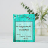 4x5 FLAT Carte de remerciements Mason Jar Lumières (Debout devant)