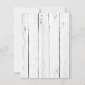 4x5 FLAT Carte de remerciements Mason Jar Lumières (Dos)