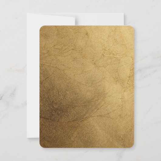 4x5 FLAT Carte de remerciements moderne bande noir (Dos)