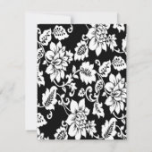 4x5 FLAT Carte de remerciements noir et blanc (Dos)