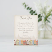 4x5 FLAT Carte de remerciements Vieux Noël (Debout devant)