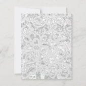 4x5 FLAT Dank u kaart Afgestemde Blauwgroen houten (Achterkant)