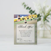 4x5 FLAT Dank u kaart Mason Jar Kaarsenhouders (Staand voorkant)