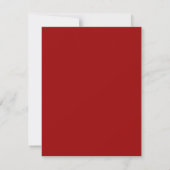 4x5 FLAT Dank u kaart Winter White Pine Tree Nee (Achterkant)