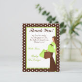 4x5 FLAT Hartelijk dank voor de kaart Groene Mod M (Staand voorkant)