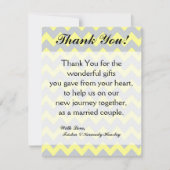 4x5 FLAT - Hartelijk dank voor uw creditcard Chevr Bedankkaart (Voorkant)