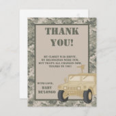 4x5 FLAT - Hartelijk dank voor uw kaart ARMY ACU C (Voorkant / Achterkant)