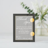 4x5 FLAT - Hartelijk dank voor uw kaart - DRUKGROE (Staand voorkant)