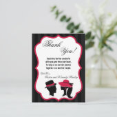 4x5 FLAT - Hartelijk dank voor uw kaart Formele Pe (Staand voorkant)