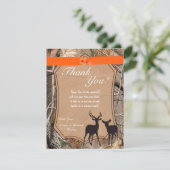 4x5 FLAT Hartelijk dank voor uw kaart Jagers Camof (Staand voorkant)