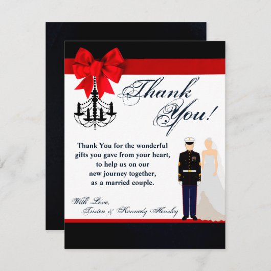 4x5 FLAT - Hartelijk dank voor uw kaart Mariene Un (Voorkant / Achterkant)