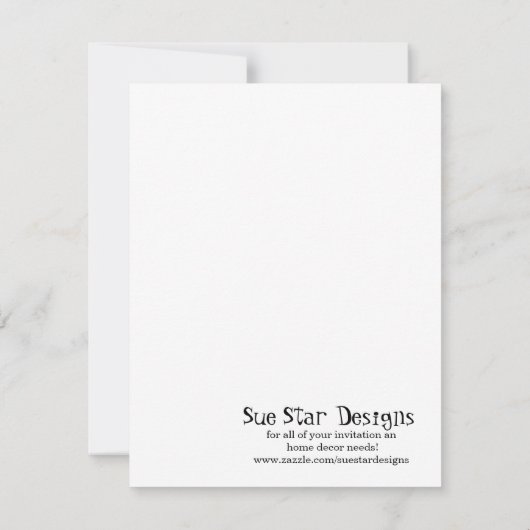 4x5 FLAT - Hartelijk dank voor uw kaart Sugar Plum (Achterkant)