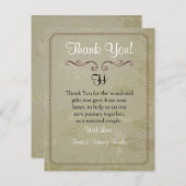 4x5 FLAT Hartelijk dank voor uw kaart wijntuin (Voorkant / Achterkant)