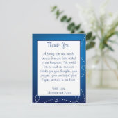 4x5 Flexible Carte de remerciements Papier Plane V (Debout devant)