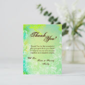 4x5 Flexible Carte de remerciements ressort Hibisc (Debout devant)