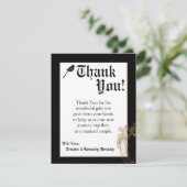 4x5 Pigeon Inséparables officiels Cartes de remerc (Debout devant)