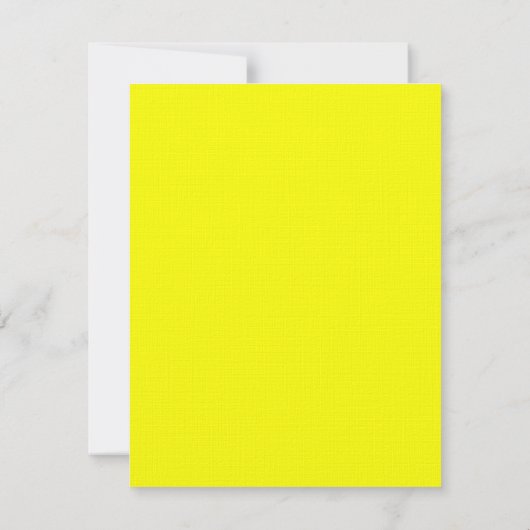 4x5 PLAT Carte de remerciements moderne néon rayur (Dos)