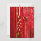 4x5 PLAT Carte de remerciements Pays dentelle roug (Dos)