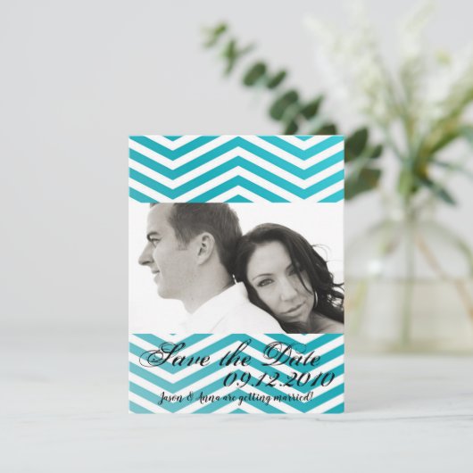 4x5 Save the Date Kaart Boho Cacti Cactus Succulen (Staand voorkant)