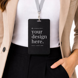4x6 Badge ID kaart Naam Badges op Maat Ontwerpen