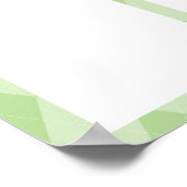 4X6 fotobordwerknemer van het maand poster (Hoek)