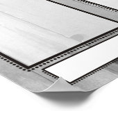 4X6 fotobordwerknemer van het maand poster (Hoek)